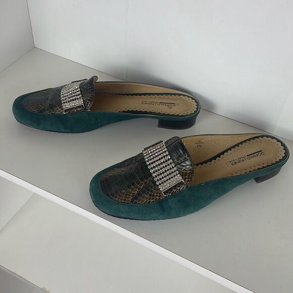Donald J Pliner Slip On Loafers Mules - Picture 3 of 10